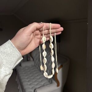 Shell Necklace with Natural Tones